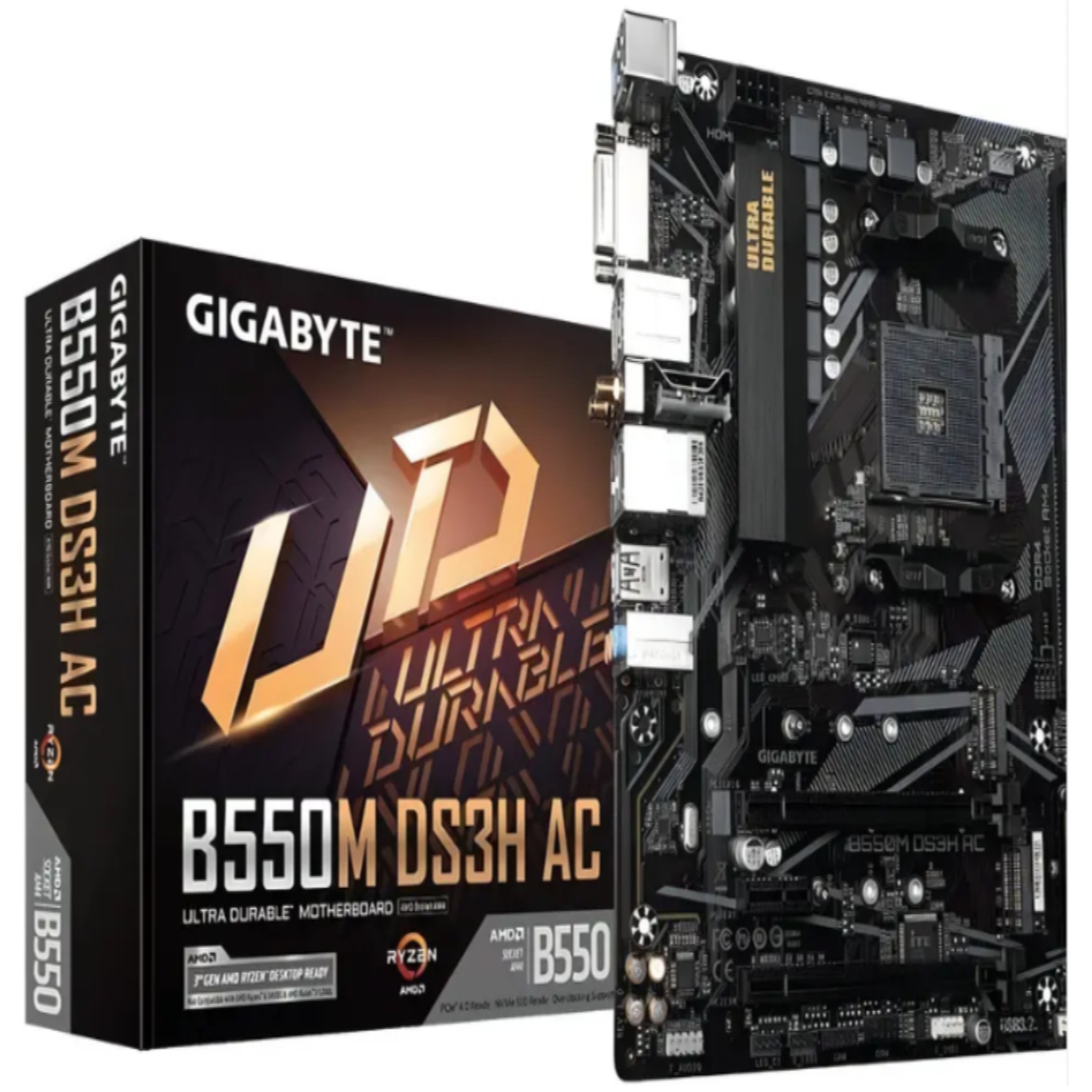 Mainboard GIGABYTE B550M K RYZER 5000 SOCKET AMD AM4 DDR4